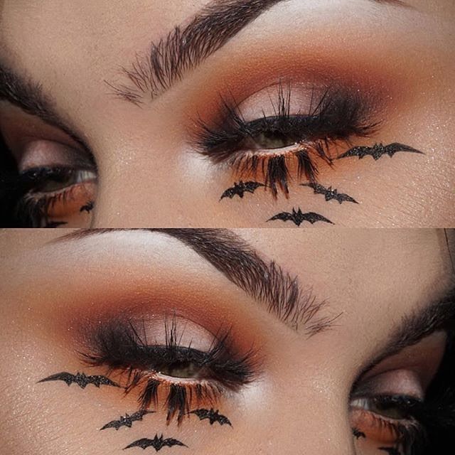 Halloween eye makeup