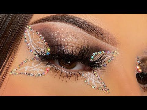 rhinestone eye makeup 