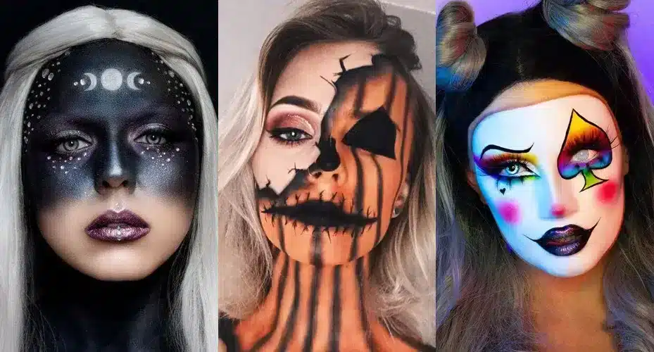 Halloween eye makeup