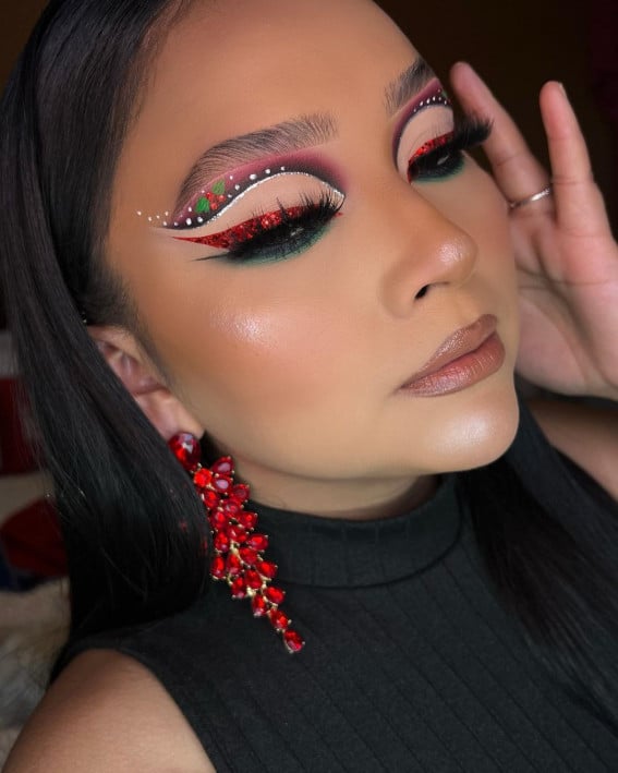 christmas makeup ideas