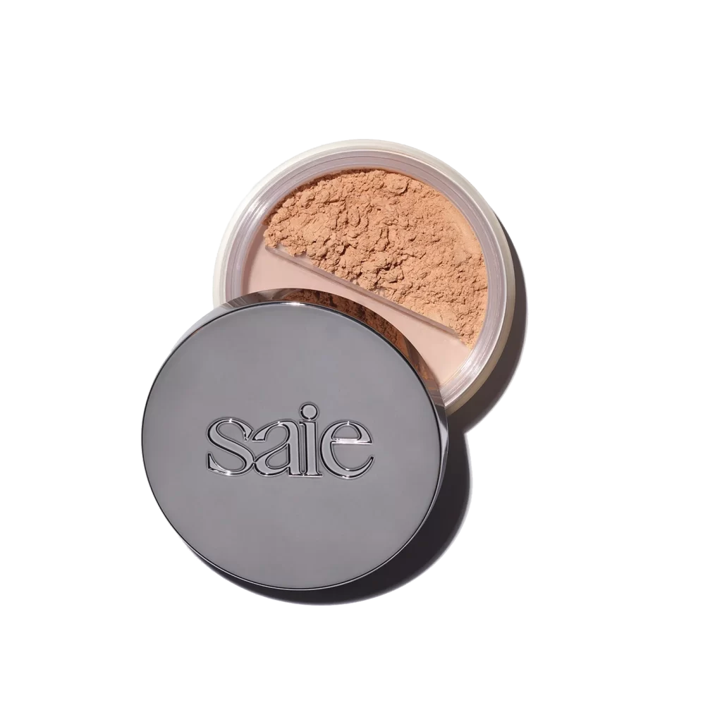 A view of a saie airset radiant loose setting powder for women