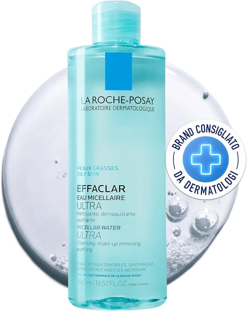 A view of the la roche posay makeup remover for oily skin