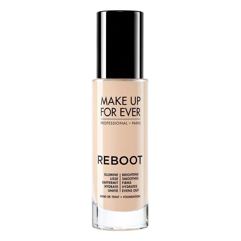 A view of the makeup forever reboot active care foundation